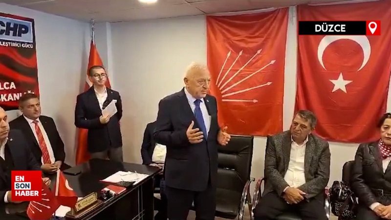 CHP’li vekil, Yığılca adayını tanıtırken bölgeyi yerdi