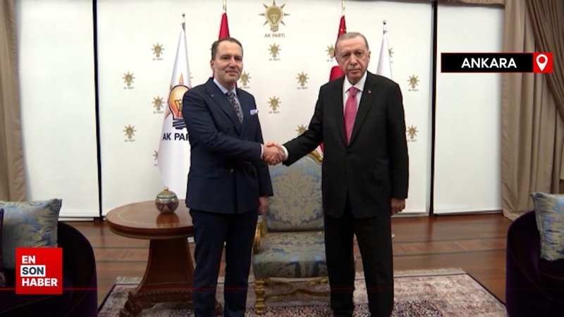 Cumhurbaşkanı Erdoğan, Fatih Erbakan'ı kabul etti