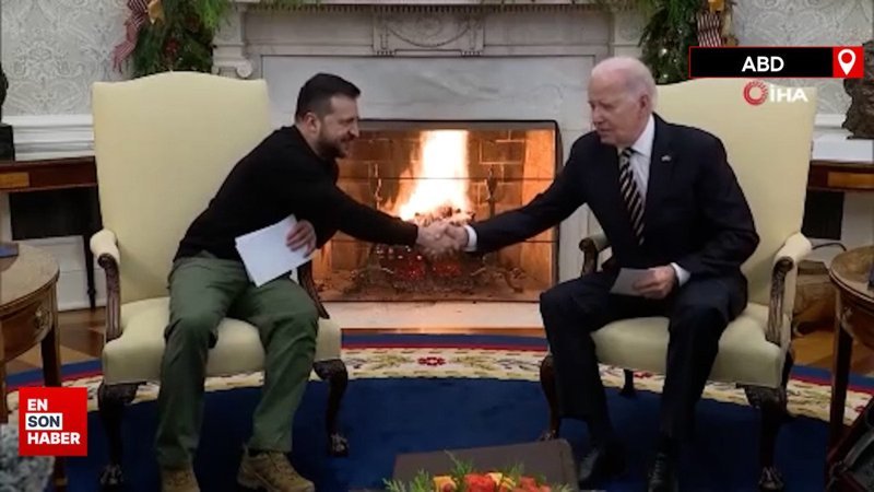 Biden ve Zelenskiy, Beyaz Saray’da bir araya geldi