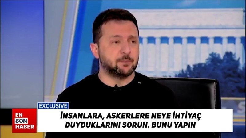 Zelensky: Dünyayı dolaşmayın, paranızı silahlara harcayın