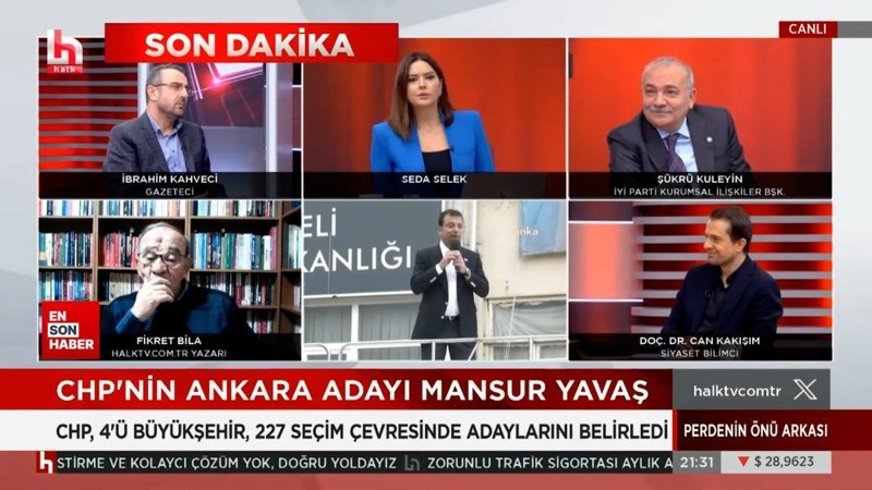 Halk TV'de İyi Partili Şükrü Kuleyin'in CHP sorusuna cevap veremediler