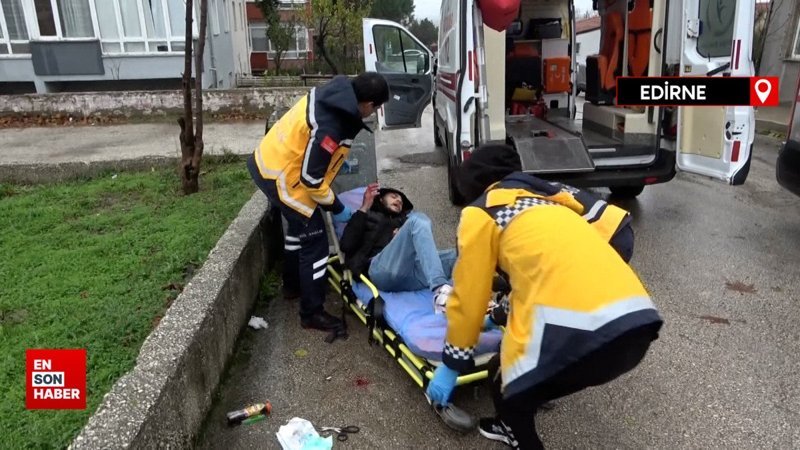 Edirne'de köpeğe taş atanlara ateş açtılar