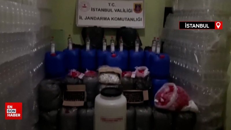 İstanbul'da yılbaşı öncesi sahte içki operasyonu