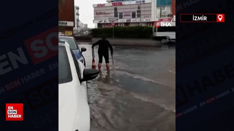 Sağanak İzmir'i bir kez daha vurdu: Vatandaşlar rezillik çekiyor