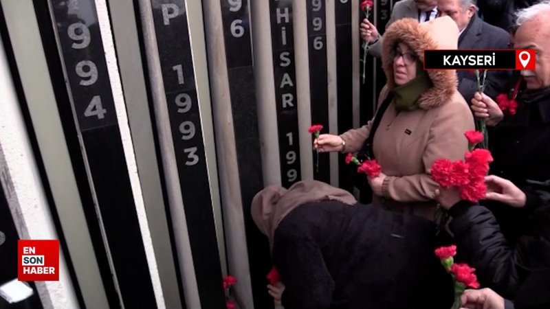 Kayseri'de hain saldırının yıl dönümünde şehitlerimiz anıldı