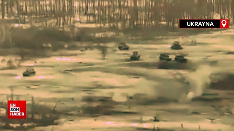 Ukrayna'dan Rus zırhlı araçlarına saldırı