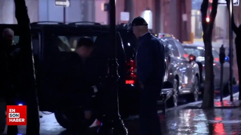 Konvoydaki kaza Biden'ı panikletti