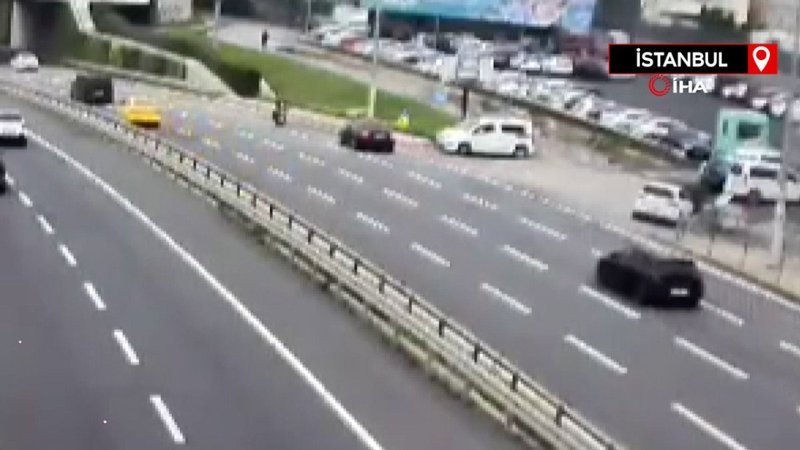 Somali Cumhurbaşkanı'nın oğlunun kuryeye çarptığı kazanın yeni görüntüleri