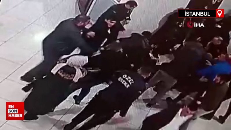 İstanbul’da kararın ardından avukatın darp edildiği anlar