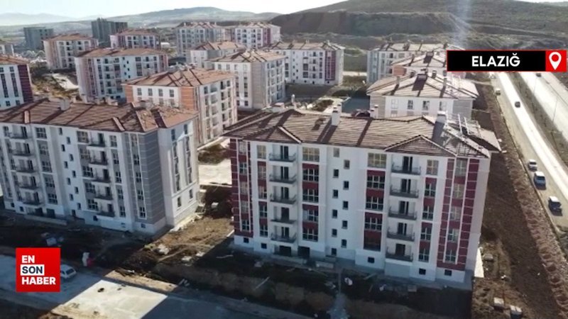Elazığ'da ay sonuna kadar 1374 deprem konutu tamamlanacak