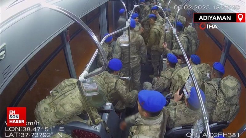 Kahraman Mehmetçik'in depremin vurduğu Adıyaman'a geliş görüntüleri