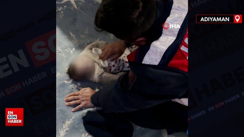 Adıyaman'da jandarma 4 aylık bebeği hayata döndürdü
