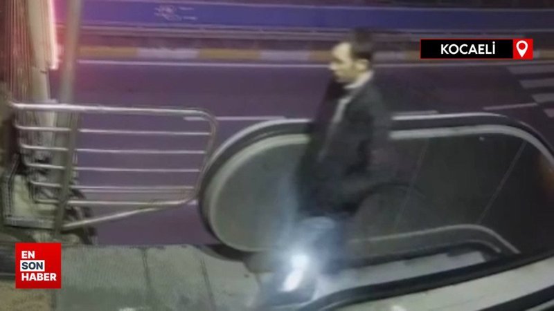 Kocaeli'de elindeki taşla 35 aracın camını kırdı