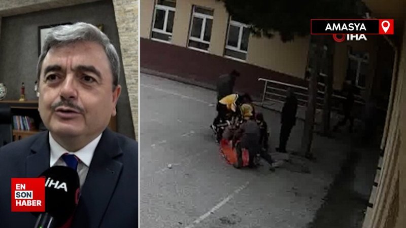 Amasya’da okul bahçesinde kalbi duran öğrenciyi öğretmeni kurtardı