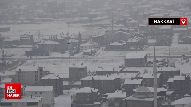 Hakkari'de kar yağışı hayatı olumsuz etkiledi