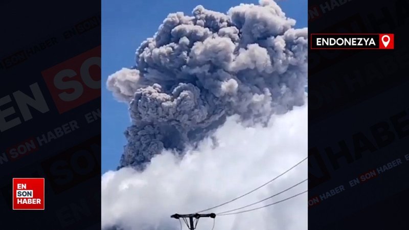 Marapi Yanardağı yeniden patladı