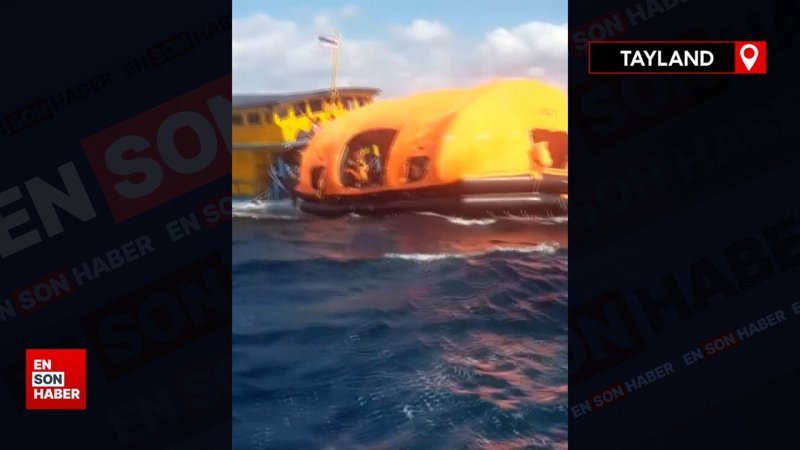 Tayland'da batan feribottaki 70 yolcu son anda kurtarıldı
