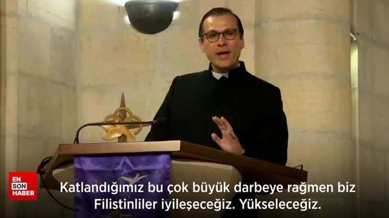 Filistinli Papaz Munzir İshak: Soykırımdan sonra özrünüzü kabul etmeyeceğiz