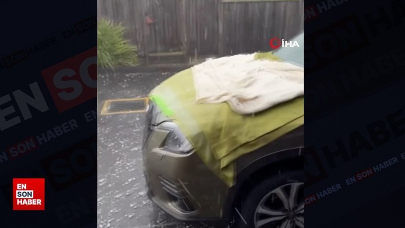 Avustralya’da golf topu büyüklüğünde dolu yağışı