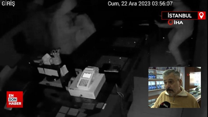 Büyükçekmece’de 2 dakikada 12 milyonluk kuyumcu vurgunu