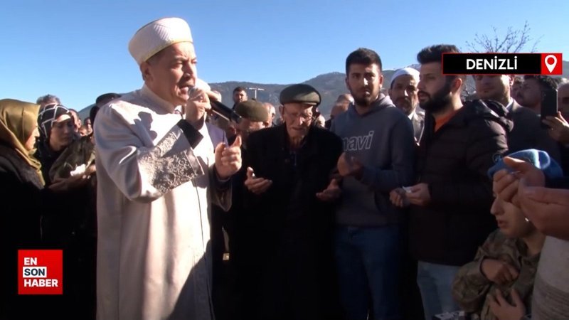 Denizlili şehit Mehmet Serinkan son kez baba ocağında