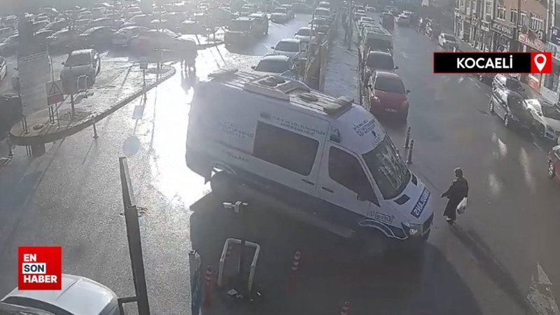 Kocaeli'de üzerinden ambulans geçen kadın kurtarılamadı