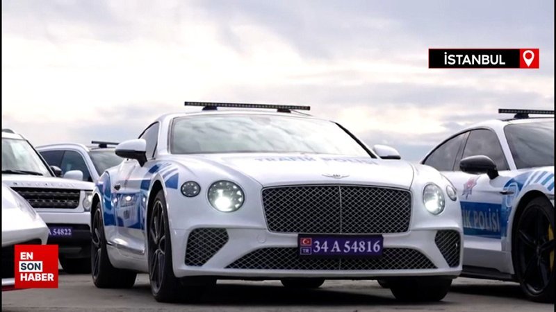 Polis otosu olan suç örgütünün lüks araçları İstanbul sokaklarında