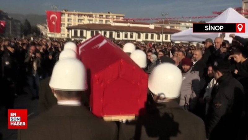Şehit Çağatay Erenoğlu'nun cenazesi memleketi Sinop'ta toprağa verildi