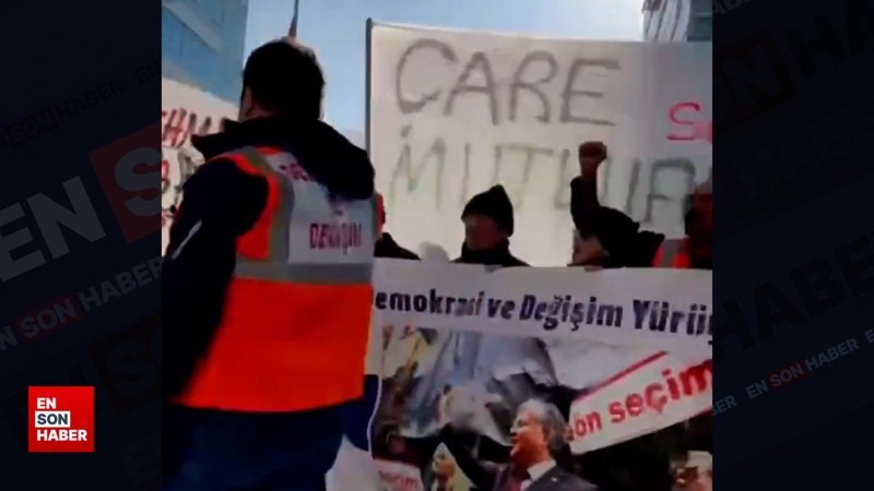 CHP'de ön seçim gerginliği: Genel merkez önünde eylem düzenlendi