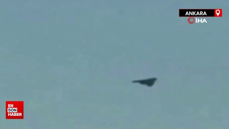 ANKA-3 ilk kez gökyüzünde görüntülendi