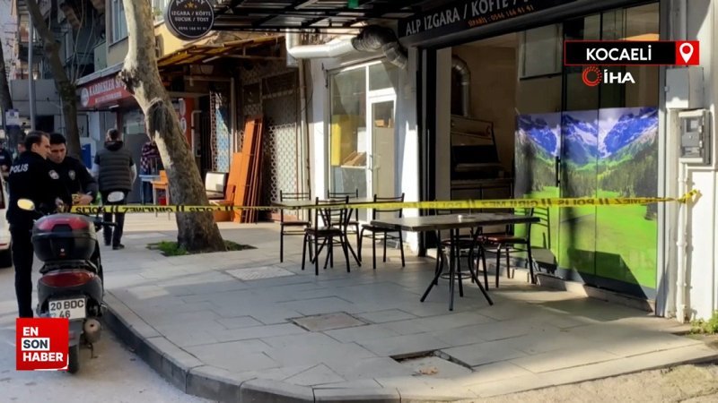 Kocaeli'de husumeti bulunan akrabasını tabancayla göğsünden vurdu