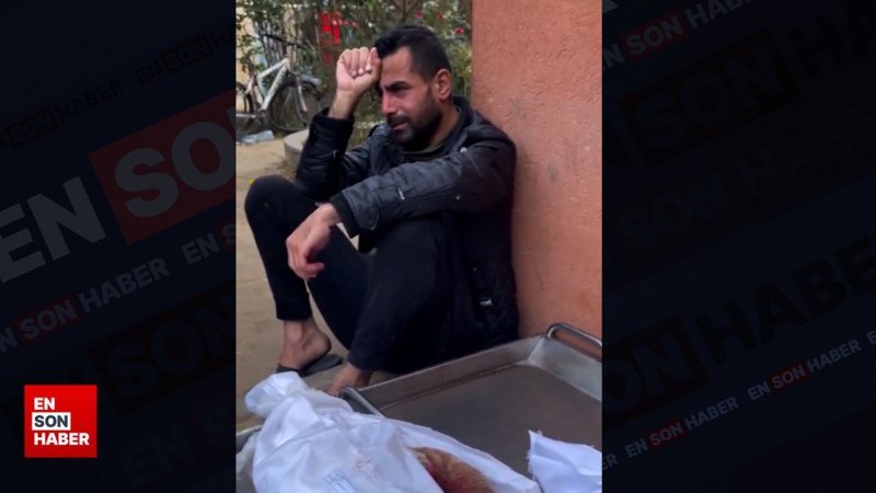 Oğlu için bisküvi almaya giden Filistinli baba, oğlunun cansız bedeniyle karşılaştı