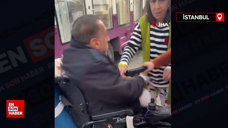 Fatih’te engelli adamın eşini silahla vurduğu anlar