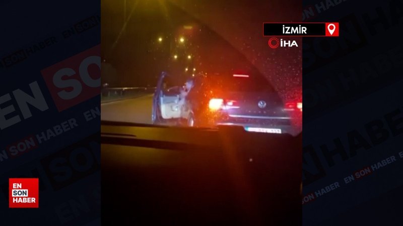 İzmir'de trafik magandası, evli çifte korku dolu anlar yaşattı