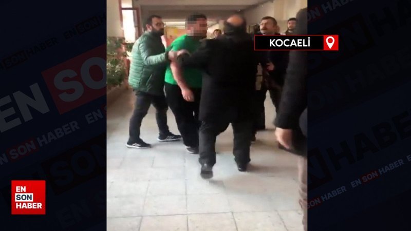 Kocaeli'de okul basıp öğretmen dövdüler