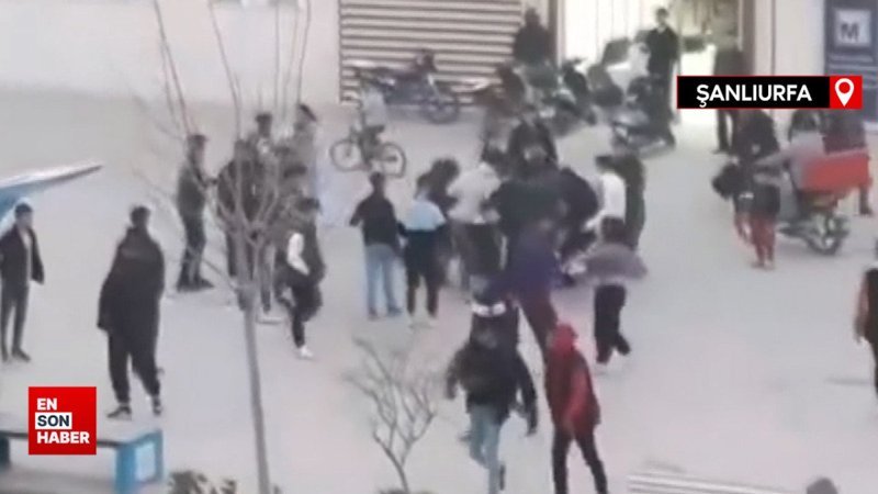 Şanlıurfa’da liselilerin meydan kavgası