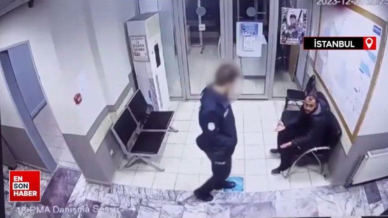 Başakşehir'de karakolda polise saldırıp kaçtı