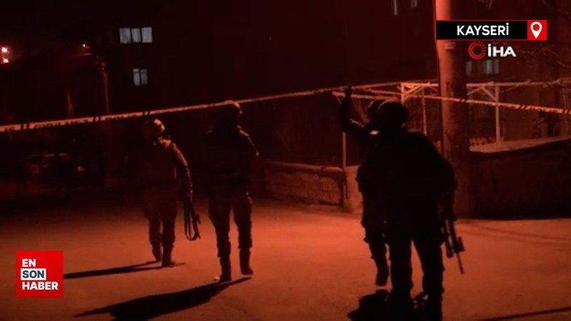 Kayseri’de tüfekle polise direndi: Özel harekat polisi etkisiz hale getirdi