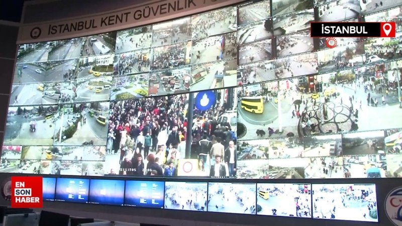 Yılbaşında İstanbul 15 bin kamera ile anbean takip edilecek