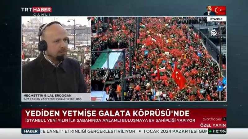 Bilal Erdoğan: Yeni yıl haberleri sadece kutlamalardan ibaret olmasın