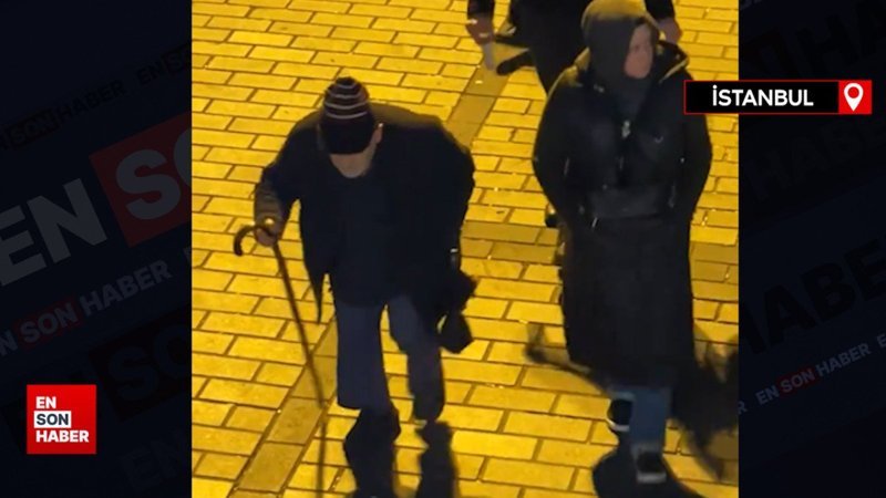 İstanbul'da Filistin için tarihi yürüyüş: Bastonunu alıp Galata'ya geldi