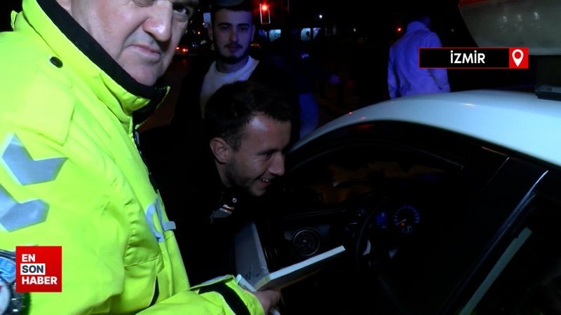 İzmir'de alkollü yakalanan sürücü: Cihaz arızalı