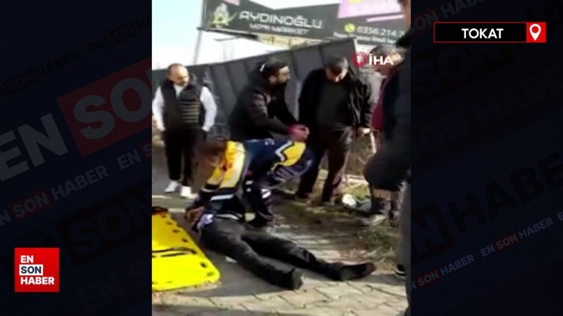 Tokat'ta üzerine tekerlek düşen kişi hayatını kaybetti