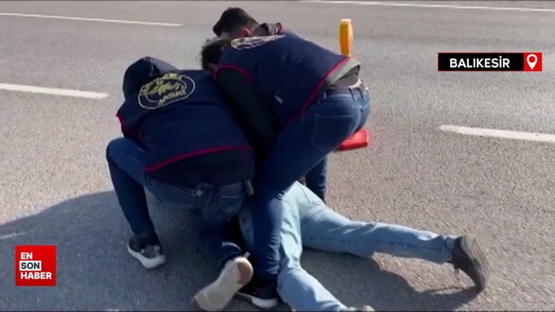 Balıkesir’de bir kadını dolandıran şüpheli bir saatte yakalandı