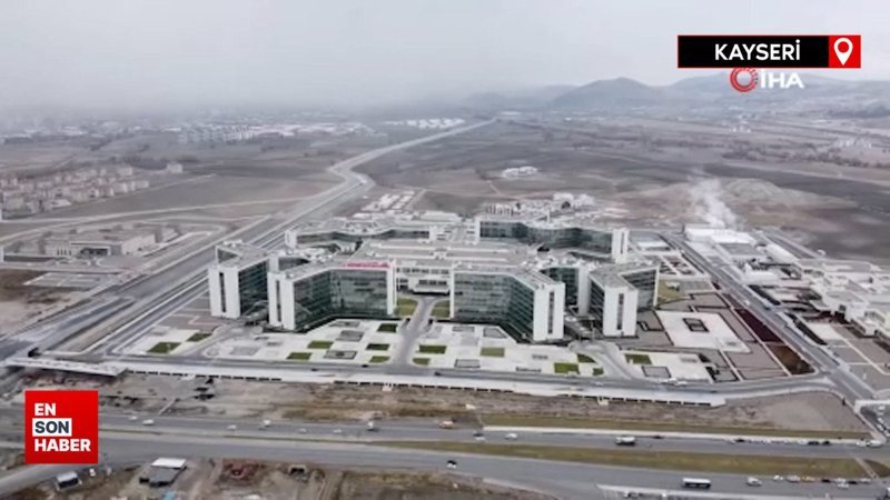Kayseri Şehir Hastanesi'nde nüfusun 2 buçuk katı hasta tedavi edildi