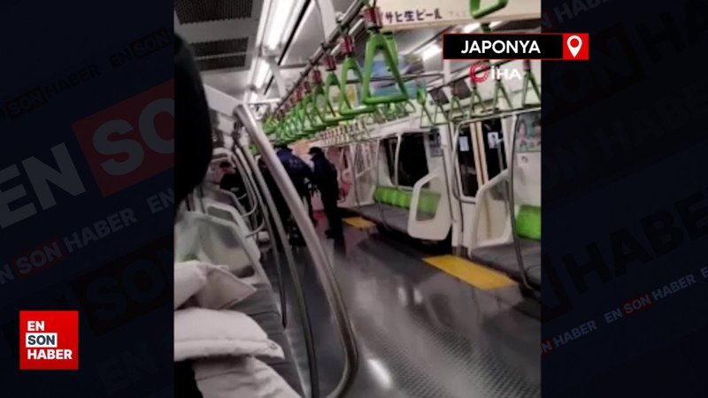 Tokyo'da tren istasyonunda bıçaklı saldırı