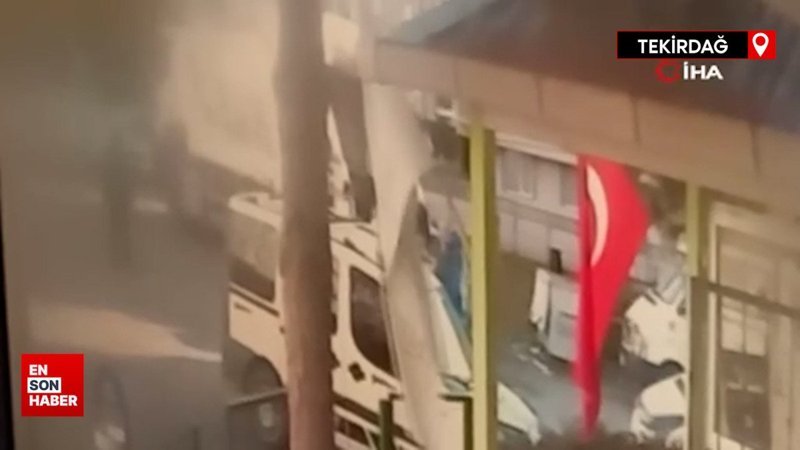 Çorlu’da korkunç kaza