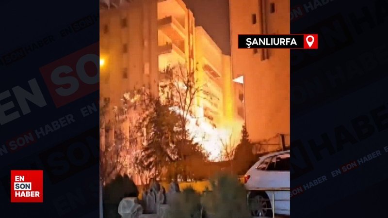 Şanlıurfa'daki trafoda patlama