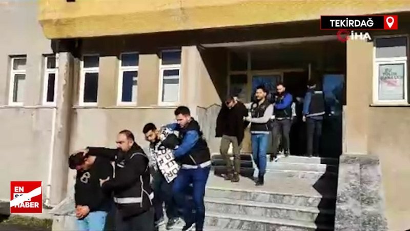 Tekirdağ’da uyuşturucu sattığı kişileri ifşa etti: 12 gözaltı