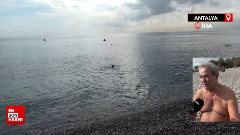 Antalya'da Ocak ayında deniz keyfi